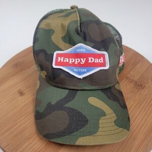 Happy Dad Hat Full Send Seltzer Nelk Boys Limited Edition Camo Trucker Cap